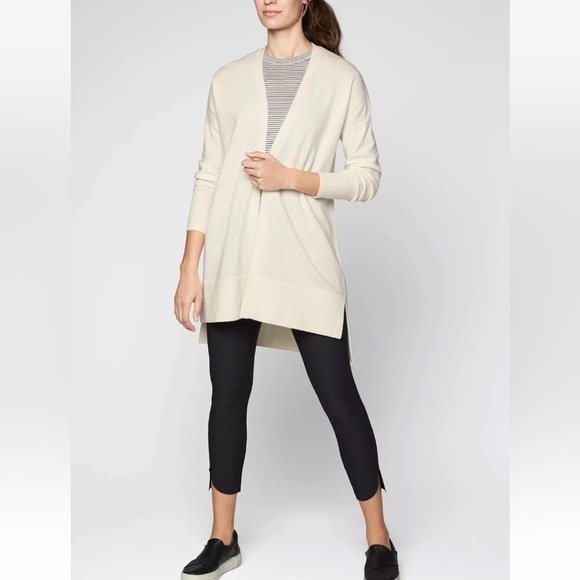 Athleta Cashmere Wool Blend Bream Cardigan Sweater Duster - Picture 2 of 10